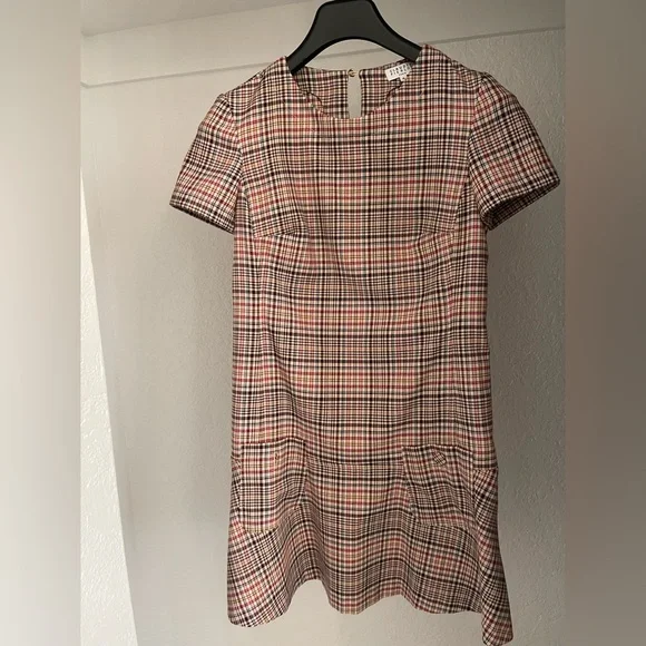 CLAUDIE PIERLOT
Short-Sleeved Checkered Dress - Picture 8 of 16